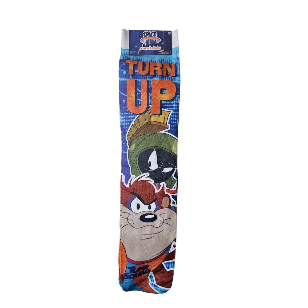 Looney Tunes Tune Squad Taz Alien Youth Stretch Socks 2 Pack